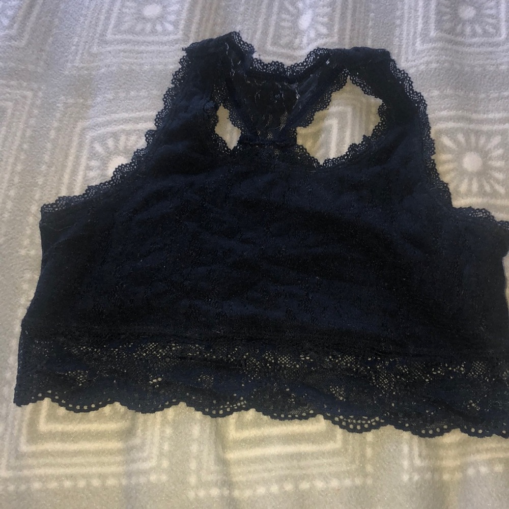 Navy Blue Abercrombie Bralette